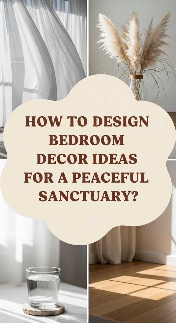 How To Design Bedroom Decor Ideas For A Peaceful Sanctuary 69dde909c4185