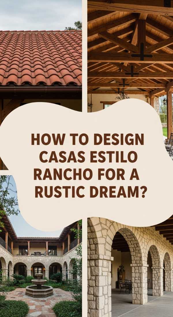 How To Design Casas Estilo Rancho For A Rustic Dream 69f2351287b87