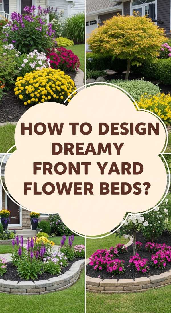 How To Design Dreamy Front Yard Flower Beds For Instant Curb Appeal 69ef17396353e