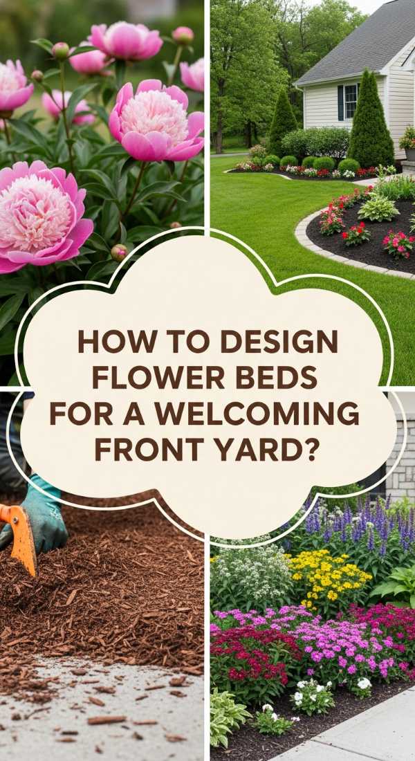 How To Design Flower Beds For A Welcoming Front Yard 69edfdc118cf4