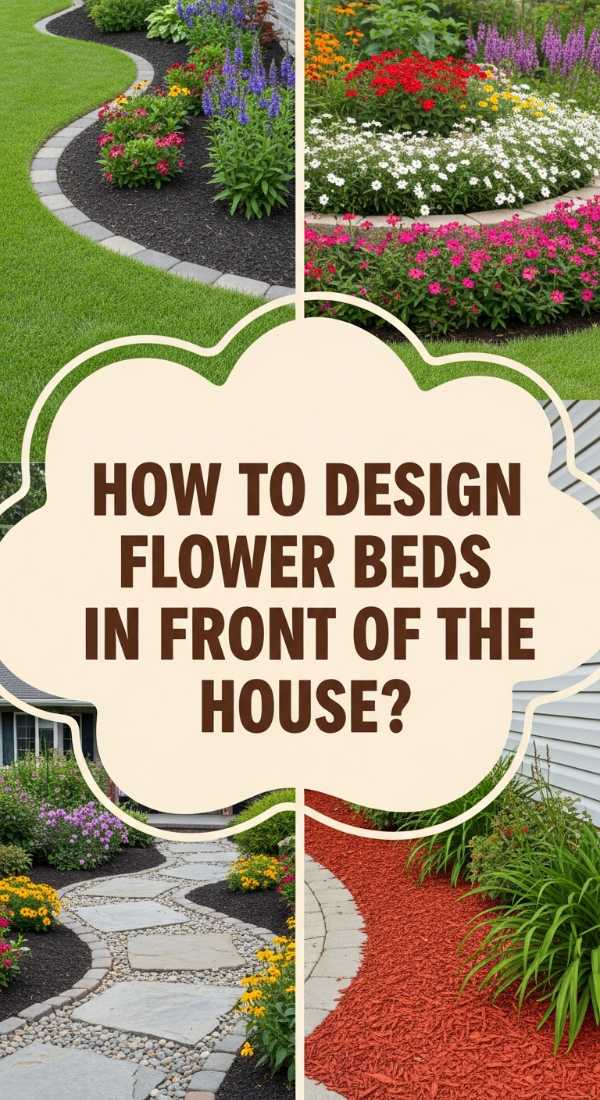 How To Design Flower Beds In Front Of House For A Magical Garden Entrance 69ef13aea2b14