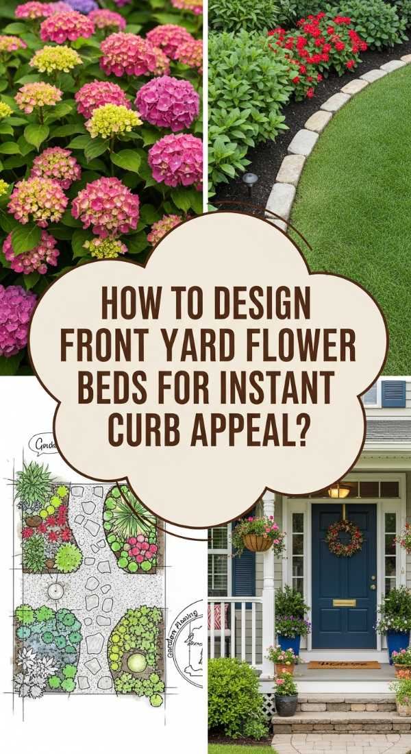How To Design Front Yard Flower Beds For Instant Curb Appeal 69ecad0a7c377