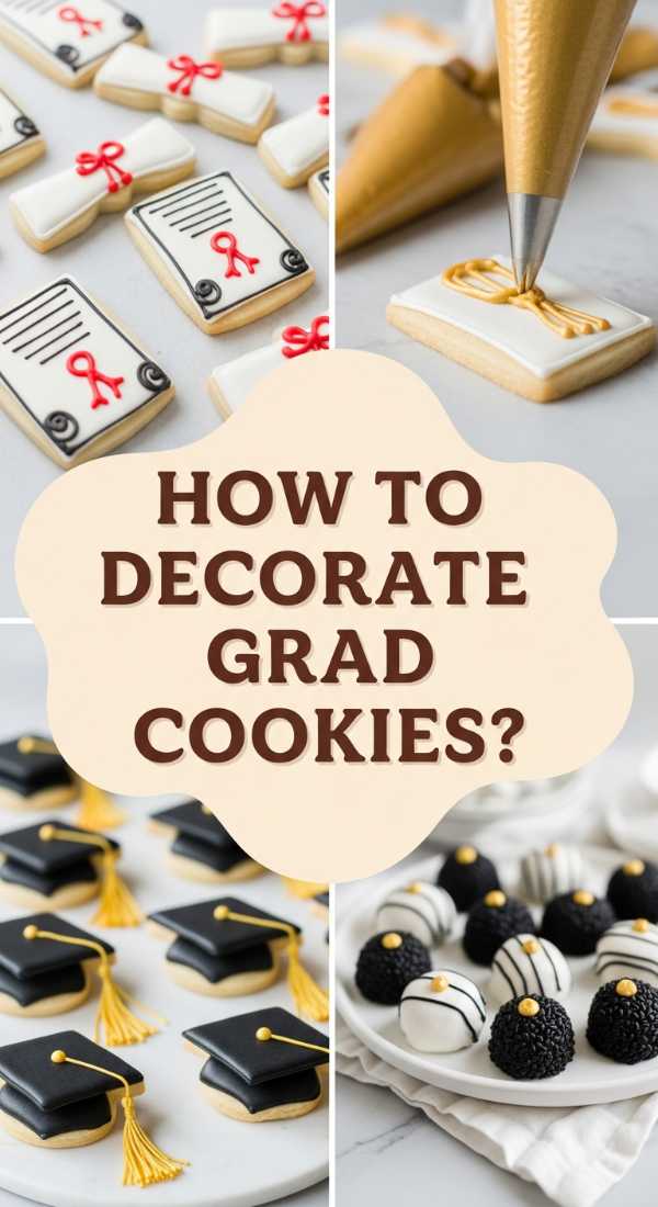How To Design Graduation Cookies For A Delightful Dessert Table 69df1b4712482