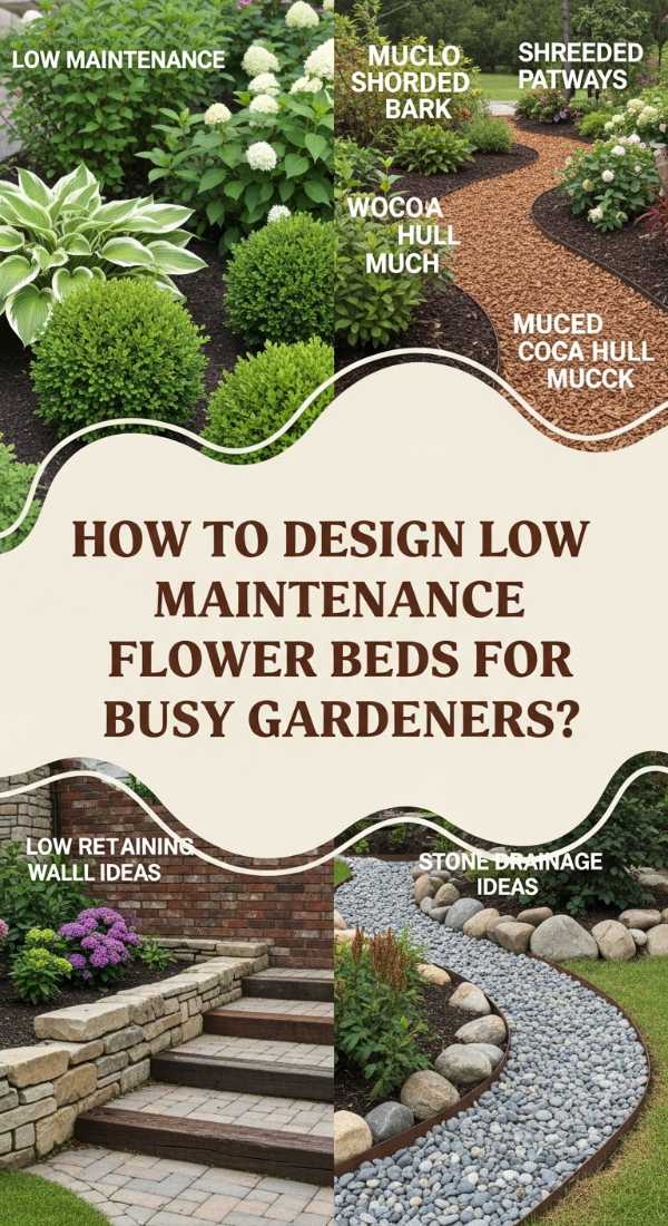 How To Design Low Maintenance Flower Bed Ideas For Busy Gardeners 69ef13bd8befc