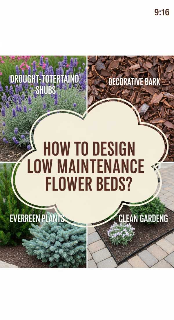 How To Design Low Maintenance Flower Beds For A Beautiful Yard 69dde8ca842e7