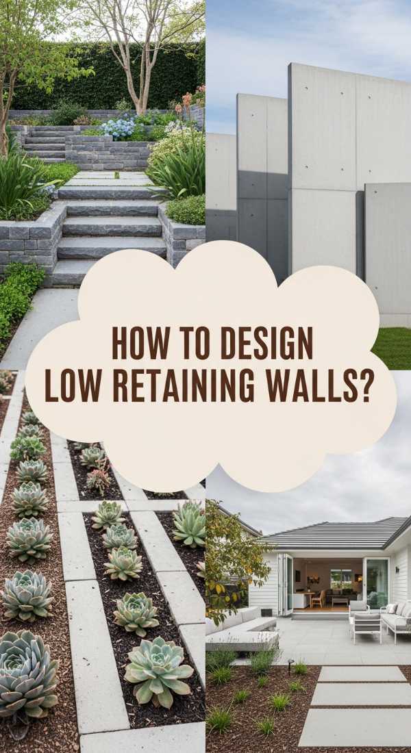 How To Design Low Retaining Walls For A Structured Modern Landscape 69df1daa6c91c