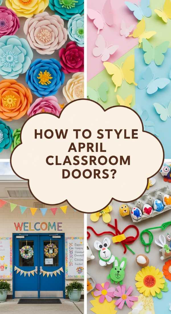 How To Design Magical April Door Decorations For Classroom Inspiration 69dde90c63495