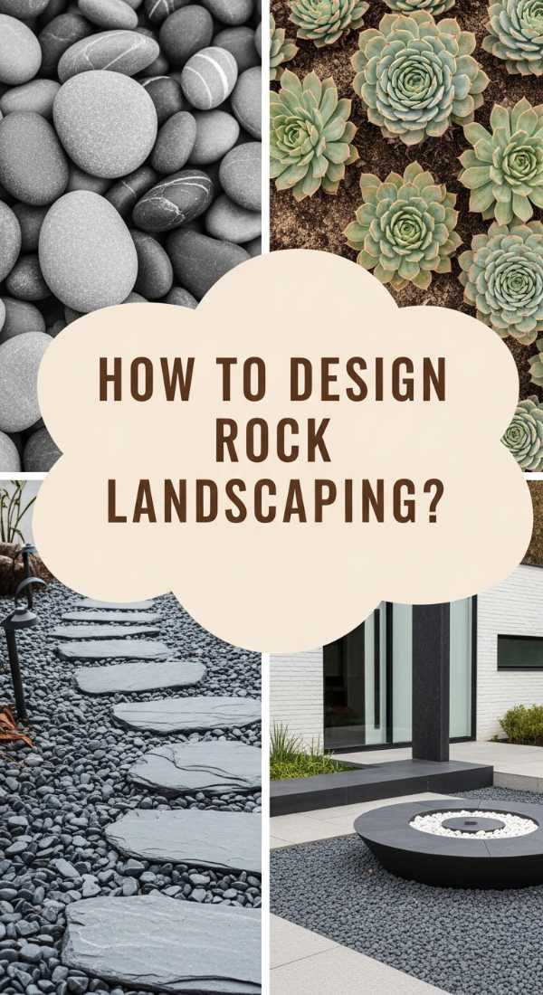 How To Design Rock Landscaping For A Low Maintenance Front Yard 69edfdba4c300