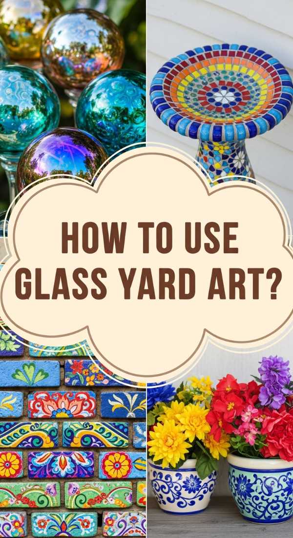How To Detail Glass Yard Art For A Whimsical Garden 69f2389f3ffc8