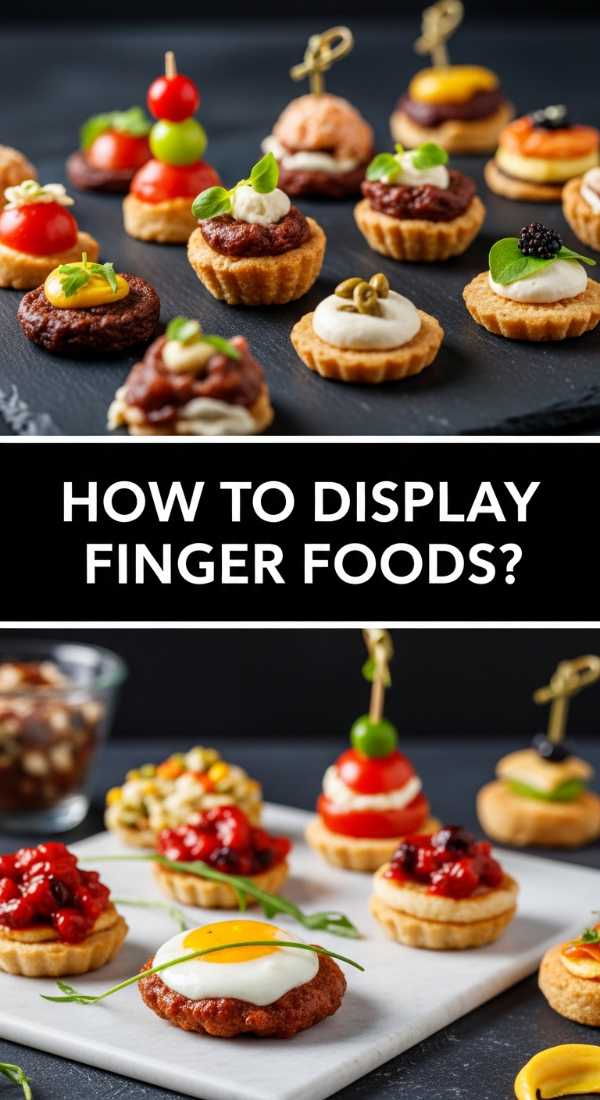 How To Display Finger Foods 69ee3aeccb9d7