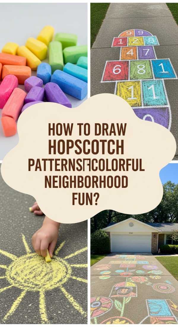 How To Draw Hopscotch Patterns For Colorful Neighborhood Fun 69ecad0b5d6d9