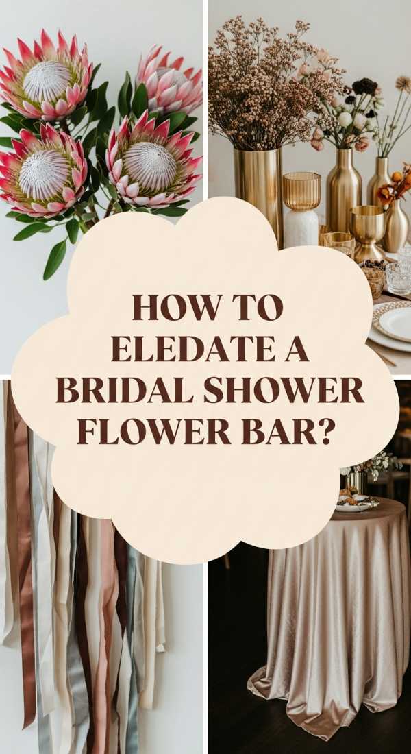 How To Elevate A Bridal Shower Flower Bar For Sophisticated Celebrations 69f082094d4c6