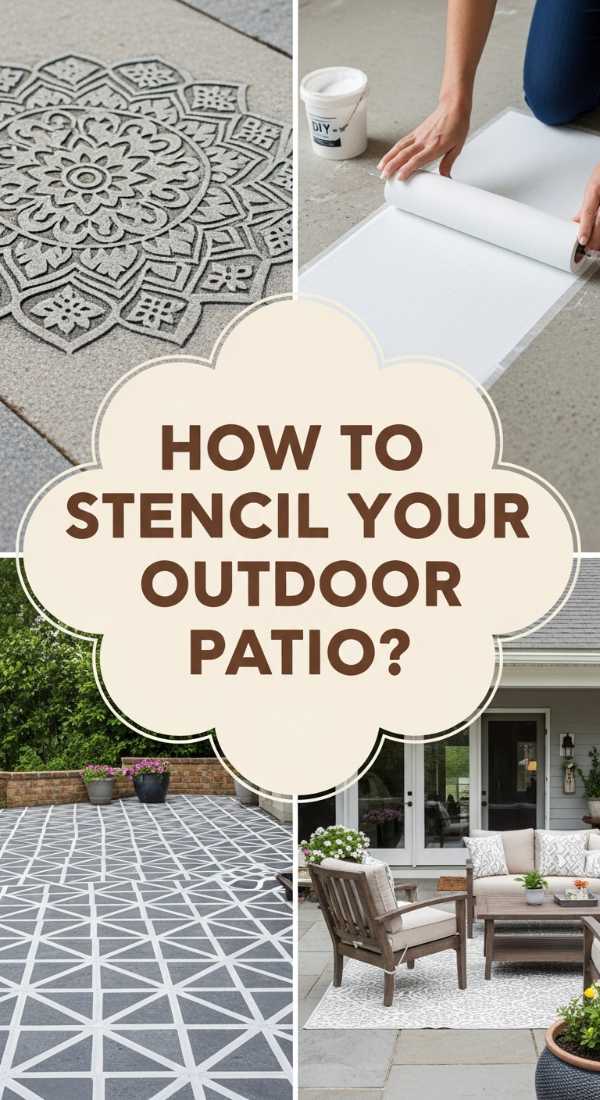 How To Elevate Surfaces With Concrete Stencil Outdoor Designs 69edfc0b76241