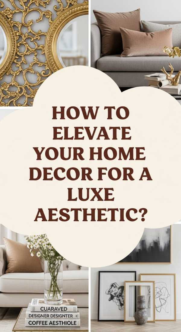 How To Elevate Your Home Decor For A Luxe Aesthetic 69f082170f46c