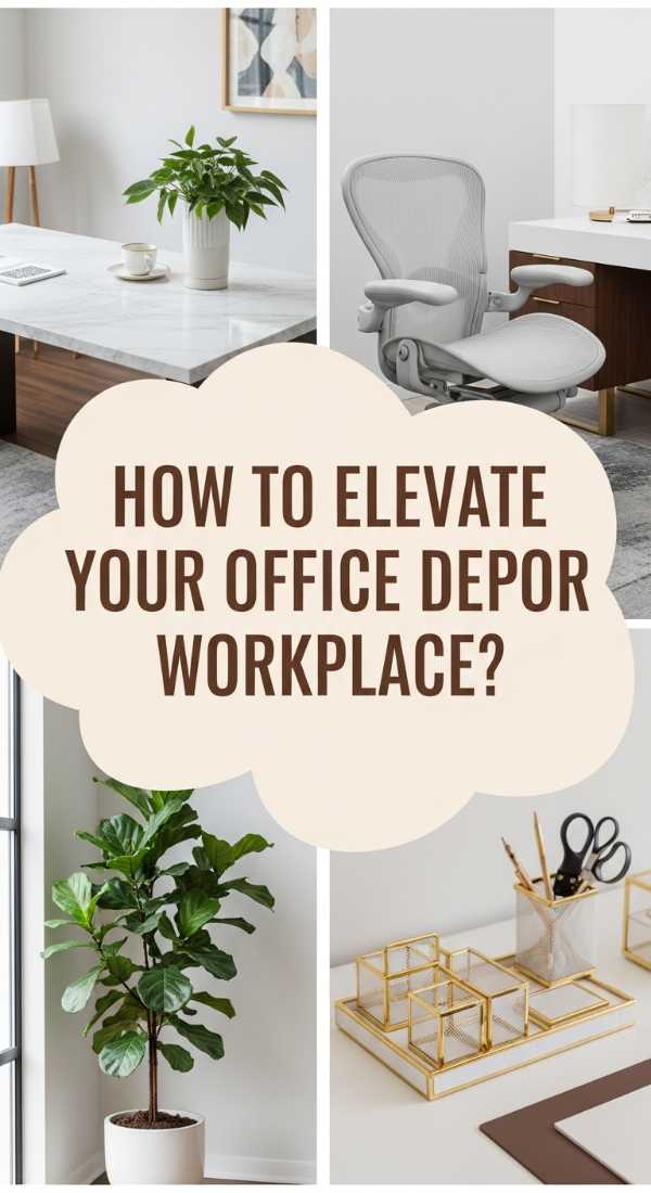 How To Elevate Your Office Decor Workplace For Professional Success 69df1b604b129
