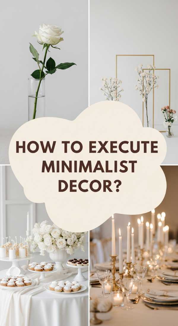 How To Execute Minimalist Party Decor For An Effortlessly Chic Vibe 69eb42c69af52