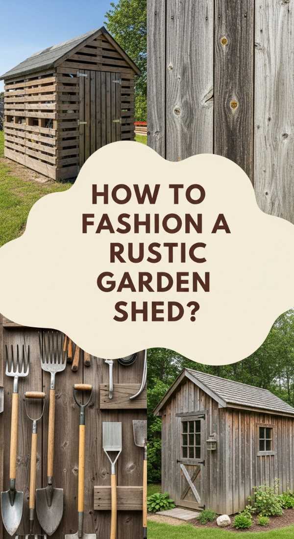 How To Fashion A Rustic Garden Shed For Sustainable Resourceful Storage 69f23504875e6