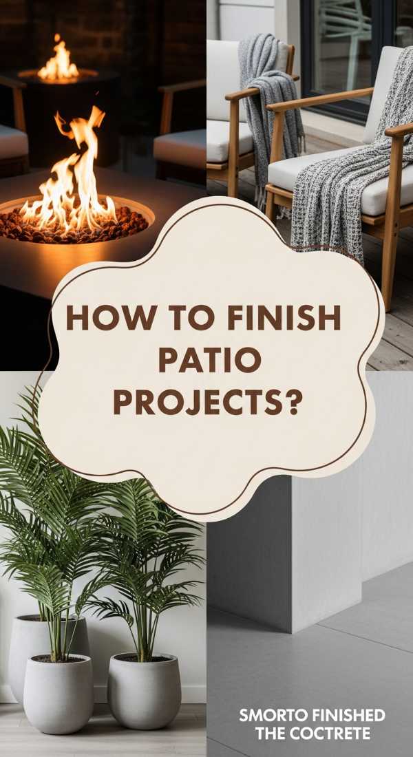 How To Finish A Concrete Slab Patio Makeover For Cozy Evening Gatherings 69ecb072250d0