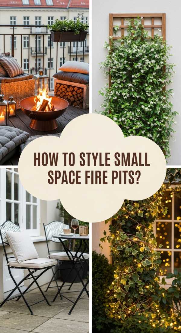 How To Fit A Charming Fire Pit Into A Tiny Backyard For A Magical Outdoor Nook 69f082000f094