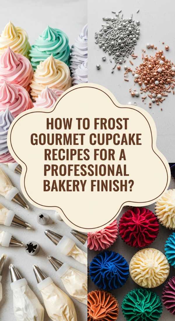 How to Frost Gourmet Cupcake Recipes for a Professional Bakery Finish