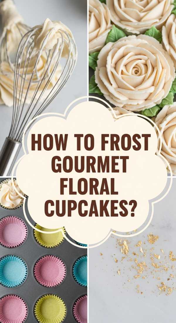 How To Frost Gourmet Floral Cupcakes For A Beautiful Celebration Treat 69e22a174def4