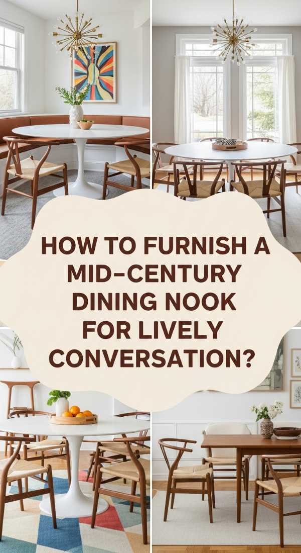 How To Furnish A Mid Century Dining Nook For Lively Conversation 69e7213dec9bb