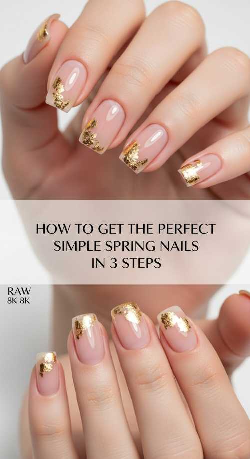 How to Get Perfect Simple Spring Nails in 3 Steps
