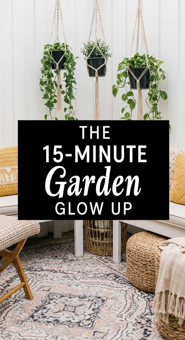 How to get the Boho Garden look in 15 minutes