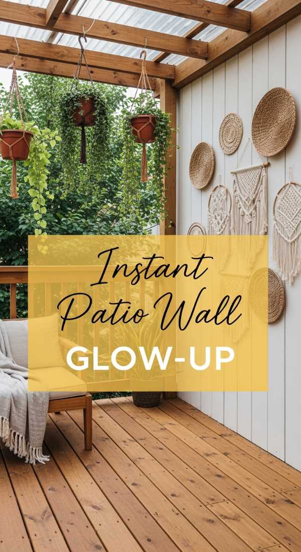 How to Get the Boho Patio Look in 15 Minutes