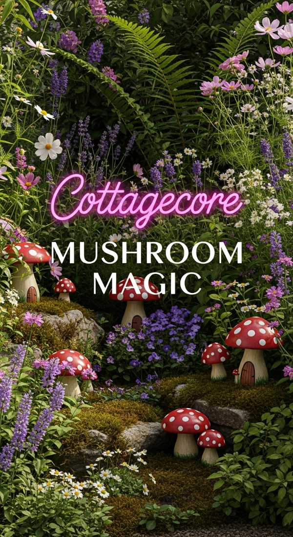 How to get the Cottagecore look in 5 minutes with Mushrooms