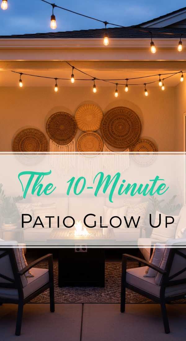 How to Get the Luxury Patio Wall Decor Look in 10 Minutes