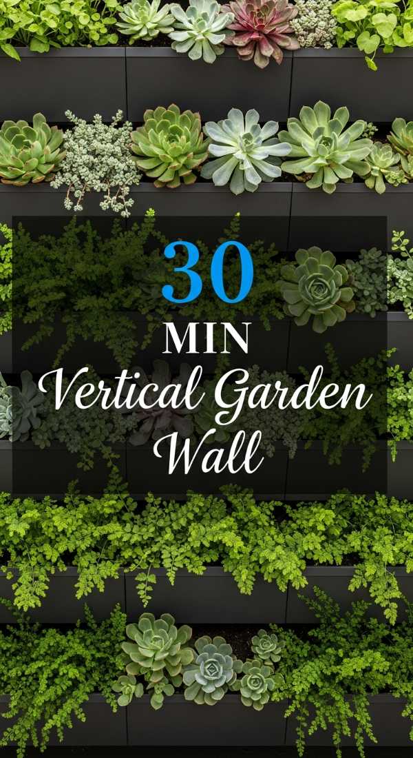 How to Get the Vertical Garden Outdoor Wall Decor Look in 30 Minutes