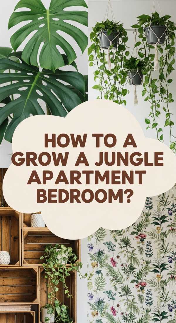 How To Grow A Jungle Apartment Bedroom For Natural Energy 69edf95dd8778