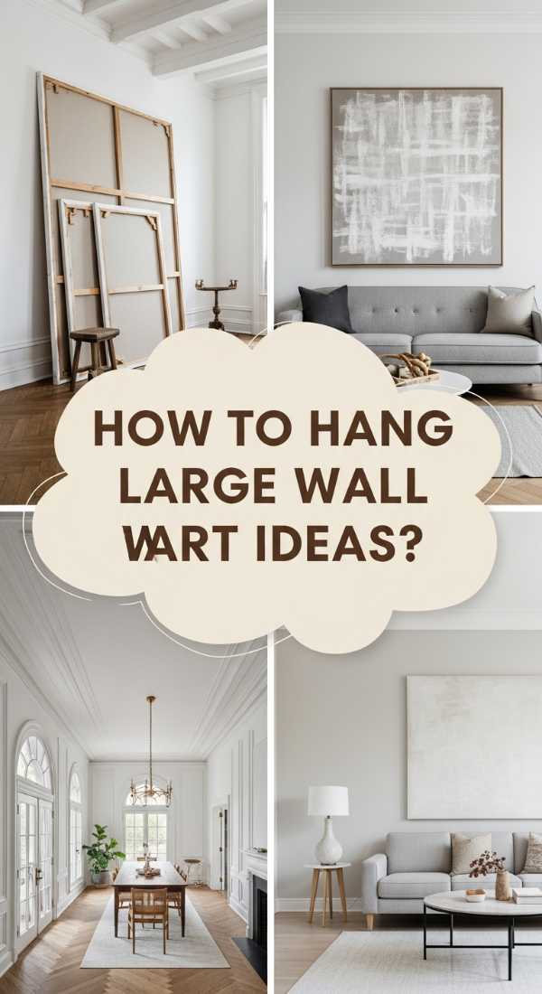 How To Hang Large Wall Art Ideas For Sophisticated Style 69eb410c6350e