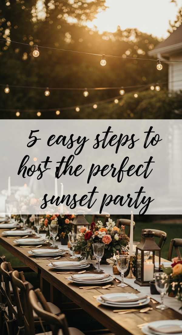How To Host A Chic Sunset Backyard Party 69e3273a10165