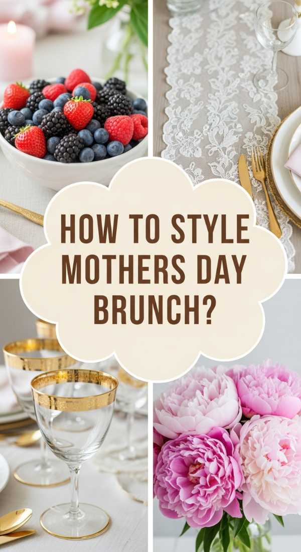 How to Host a Dreamy Mother's Day Brunch for Celebrating Her