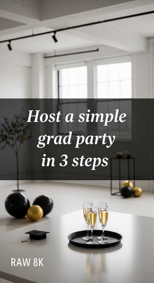How to Host a Simple College Grad Party in 3 Steps