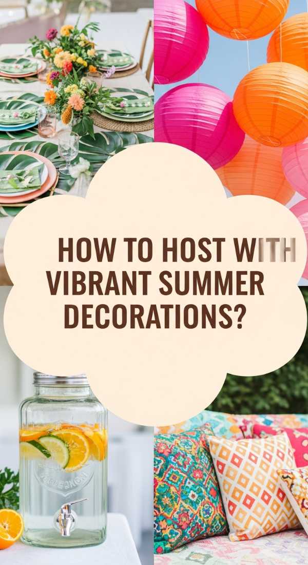 How To Host With Vibrant Summer Decorations For The Ultimate Outdoor Party 69df1b58d9132