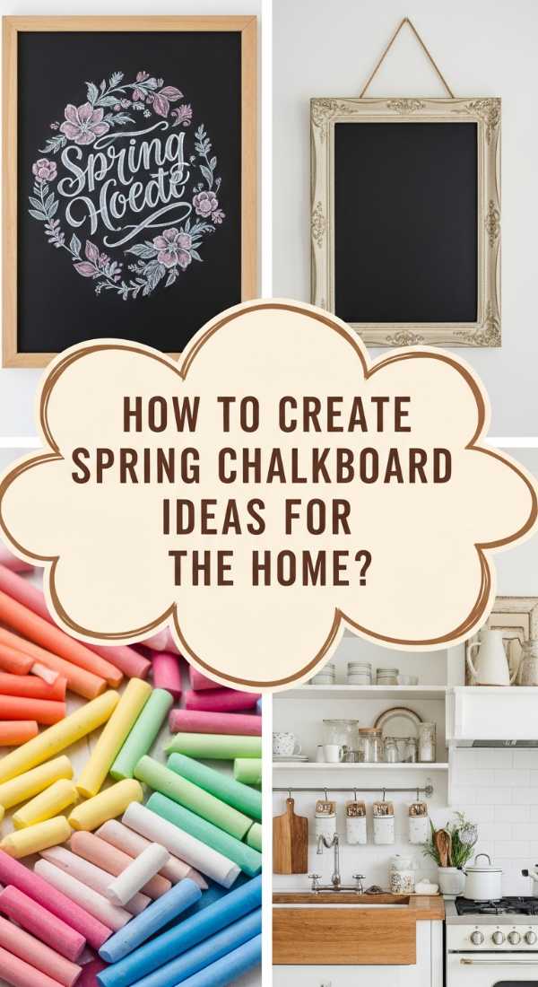 How To Illustrate Spring Chalkboard Ideas For A Whimsical Entryway 69e9fc8254179
