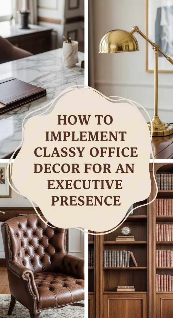 How To Implement Classy Office Decor For An Executive Presence 69eb411b5f681