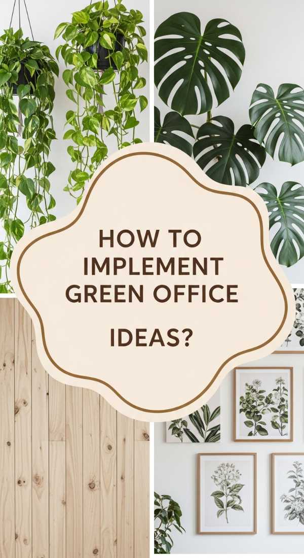 How To Implement Green Office Ideas For An Earthy Workspace 69e9fb2381374