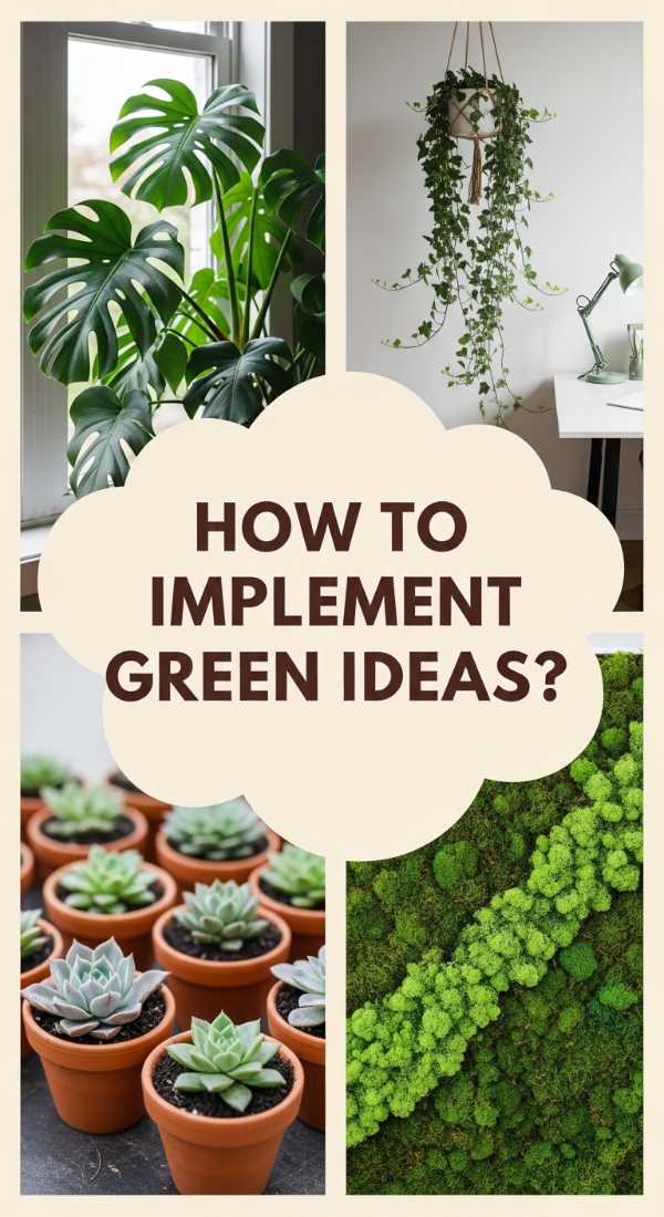How To Implement Green Office Ideas For Natural Energy 69df1b49066b7