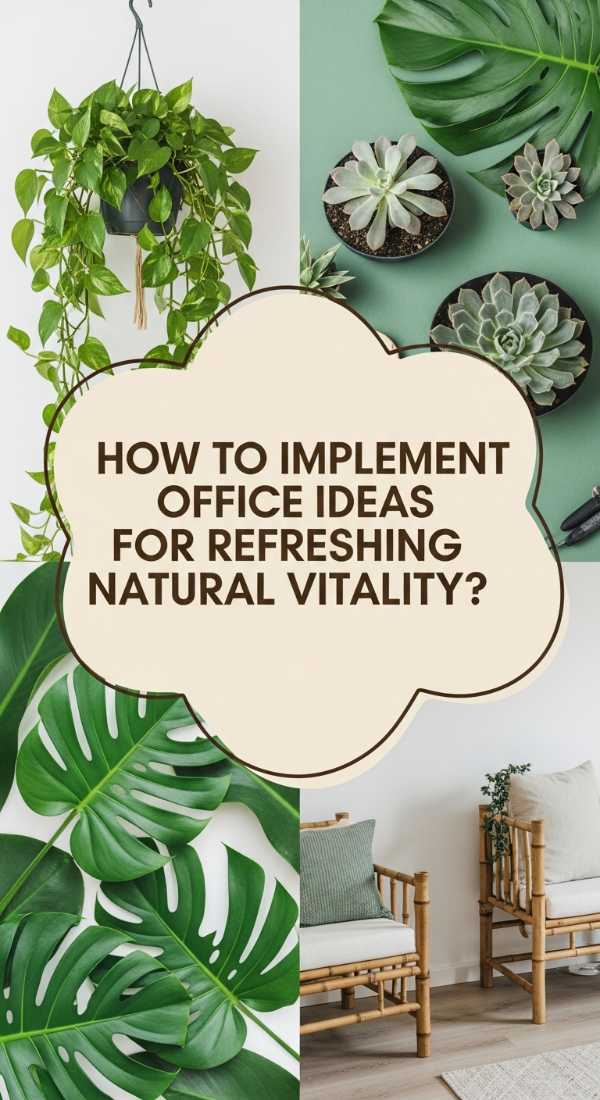 How To Implement Green Office Ideas For Refreshing Natural Vitality 69ef1711f331f