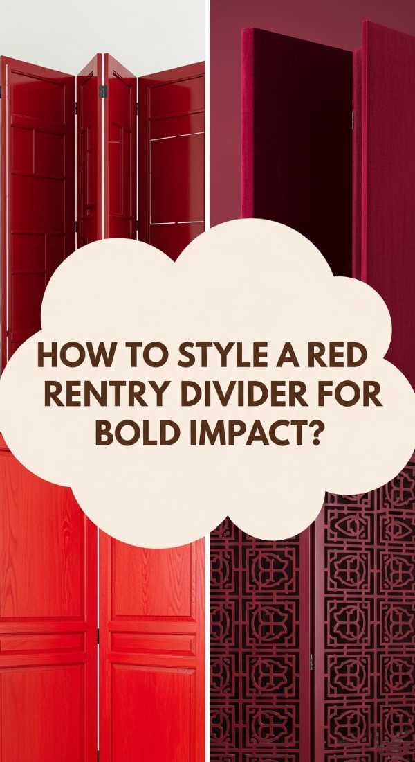 How To Incorporate A Red Rentry Divider For A Bold Statement 69df1b5a4c4d4