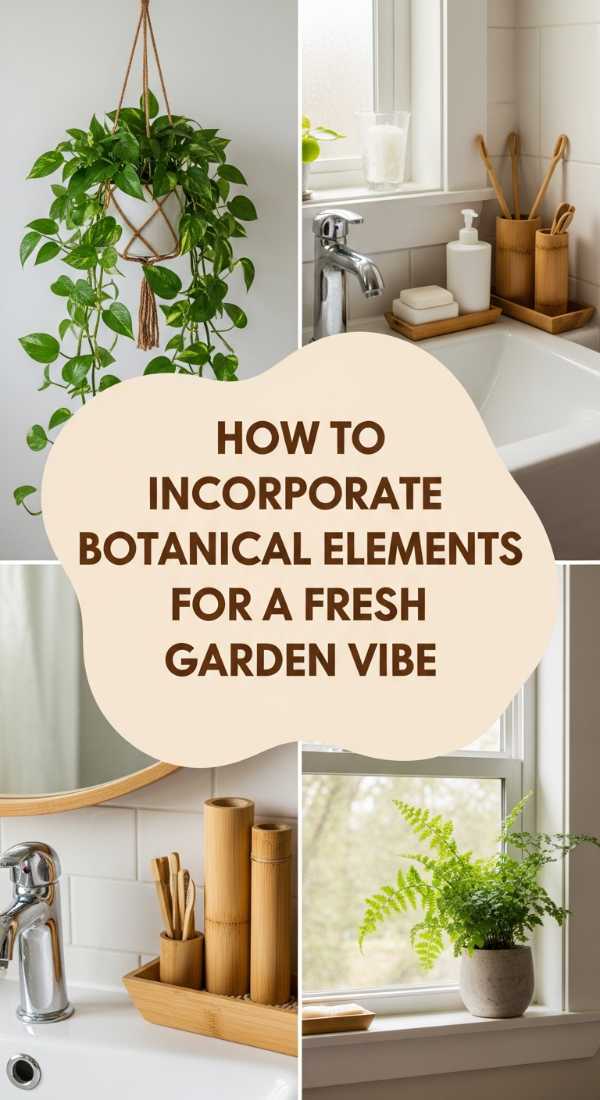 How To Incorporate Botanical Elements For A Fresh Garden Vibe 69e3242fb1816