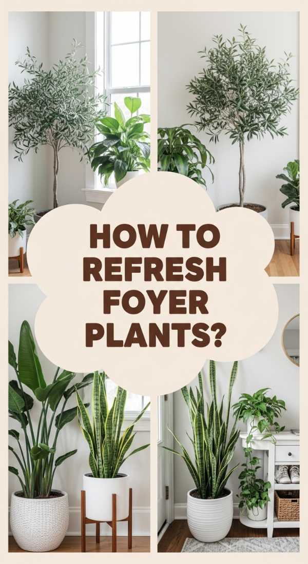 How To Incorporate Indoor Plants For A Fresh Foyer Aesthetic 69e4be088437b