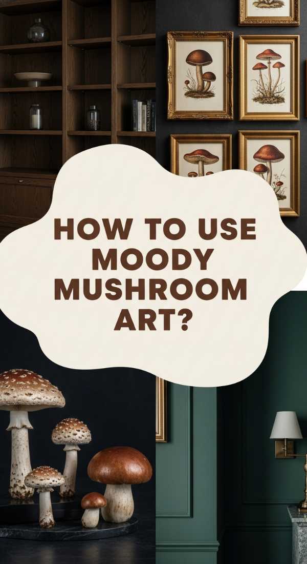 How To Incorporate Mushroom Art For A Moody Aesthetic 69ecb07745849