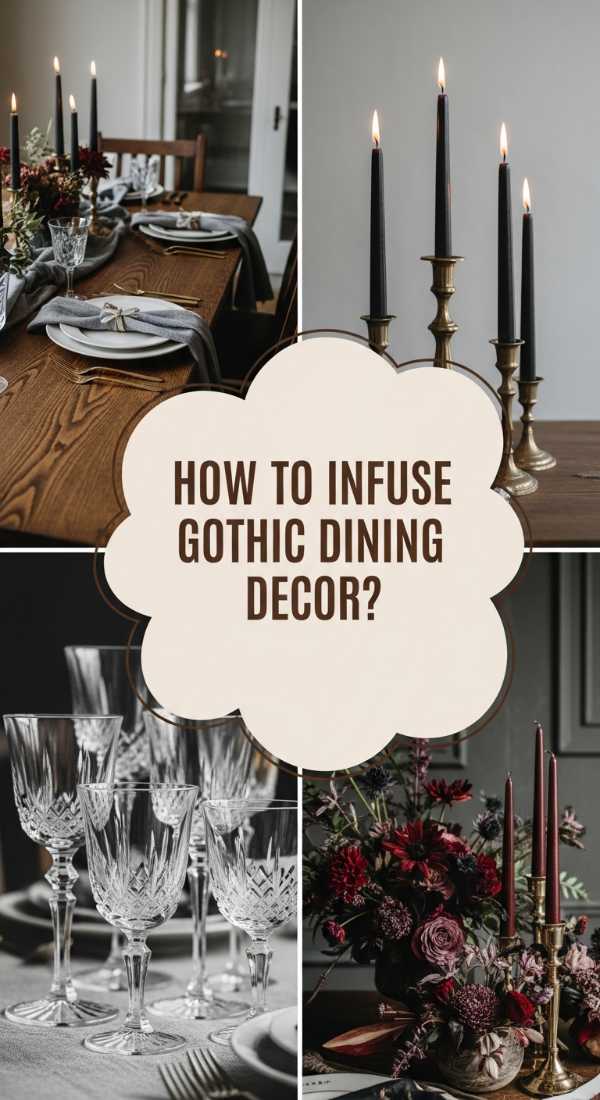 How To Infuse Gothic Home Decor For A Romantic Dining Experience 69e4be05c3ebe
