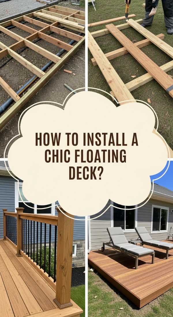 How To Install A Chic Floating Deck For The Perfect Backyard Retreat 69f232f468223