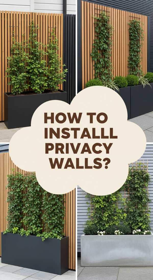 How To Install A Planter Privacy Wall For A Secluded Backyard Retreat 69ef123422407
